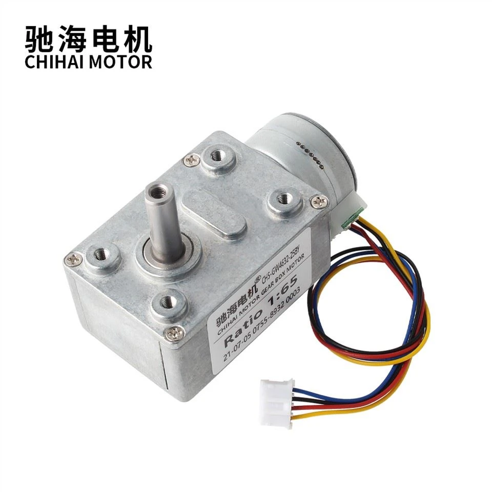 High Torque Silence Worm Gear Brushless 25BY Stepper Motor