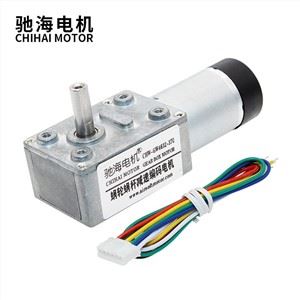 Motor de codificación de CC de engranaje helicoidal autobloqueante de ajuste reversible de 12 V