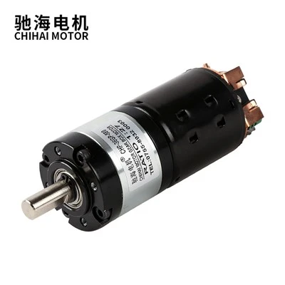 Motor de conducción del robot de alta velocidad con cepillo de carbón alargado de CC